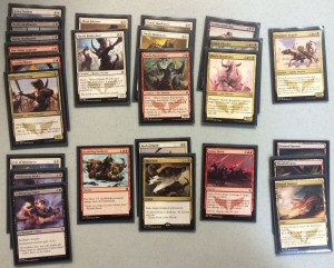 My Khans of Tarkir prerelease deck