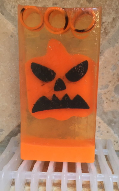 Pumpkin soap