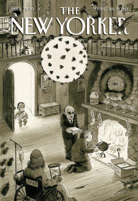 New Yorker cover Dec 28, 2020 by Harry Bliss