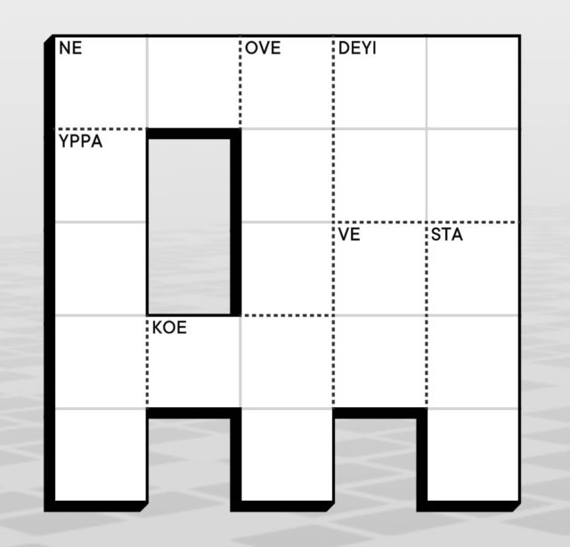 Knotwords simple puzzle